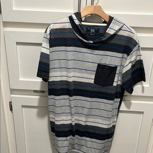 Gray and Blue Short Sleeve Tees